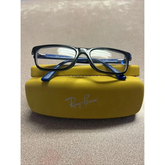 Ray Ban RB 1536 Kid's Eyeglass Frames‎ - Black Blue Green - 3600 48-16-130 Youth - Picture 2 of 15